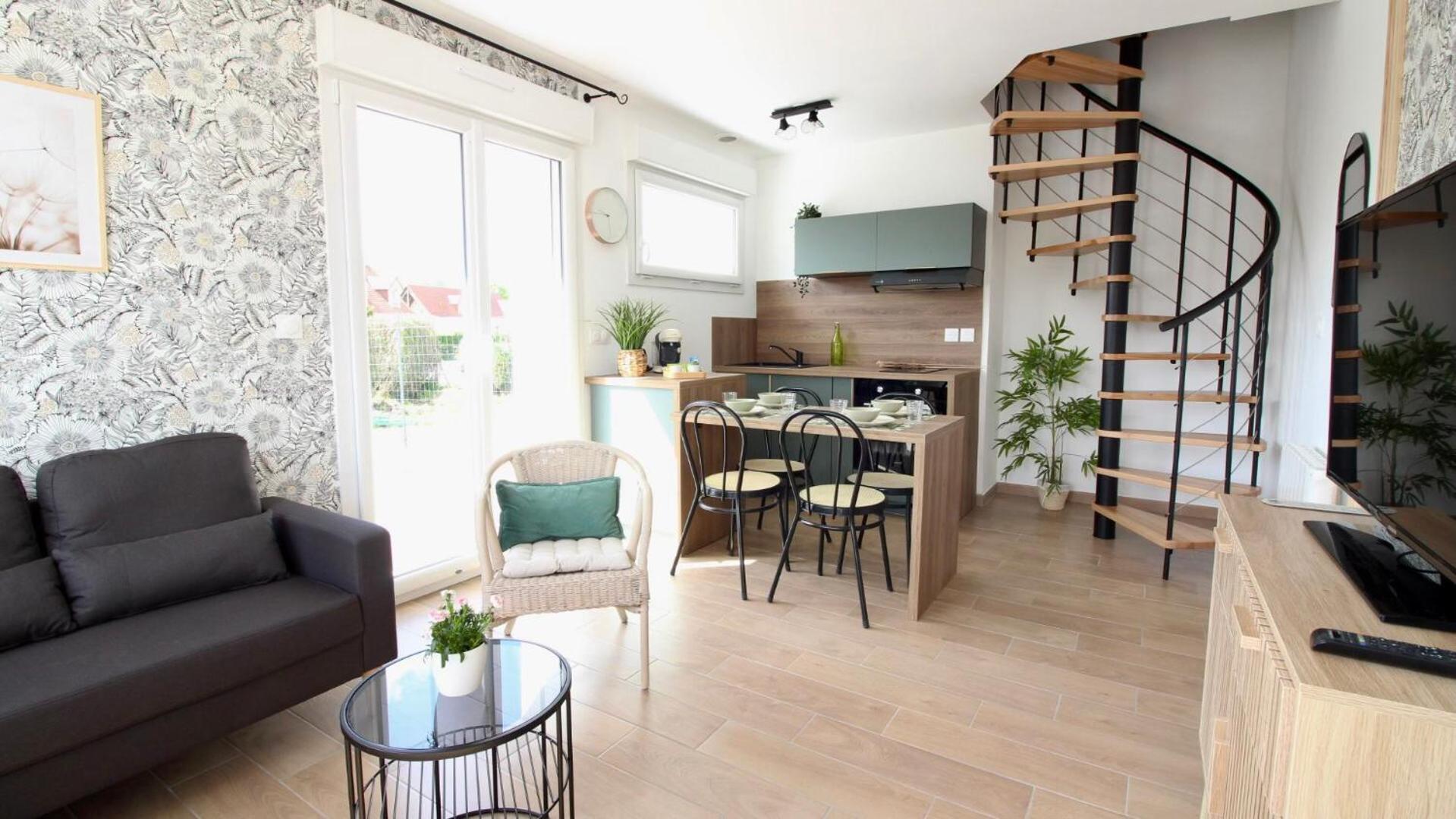 Joli Appartement En Duplex Neuf A Saint-Josse Eksteriør billede